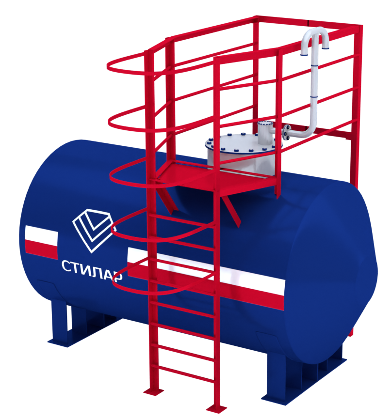 Горизонтальный резервуар РГСН для АЗС 25 м³ от завода-производителя